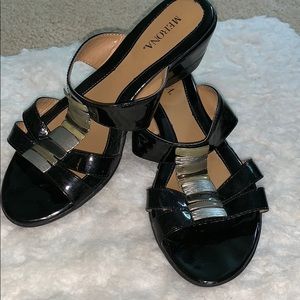 Brown and Black Heels